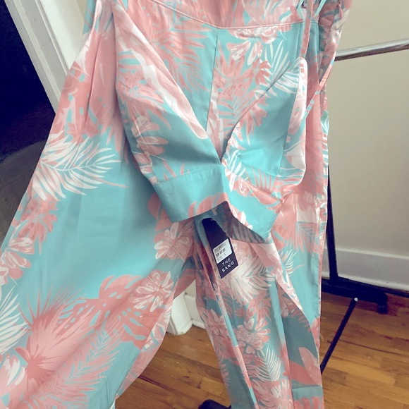 Pink/Mint Tropical Club Pant Set - Picture 7 of 7